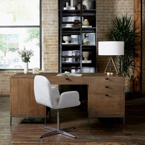 Trey Executive Office Desk Executive Home Office, Modular Desk, Light Auburn, Coffee Table Size, Element Of Surprise, Office Seating, Dreamy Bedrooms, Office Set, File Storage