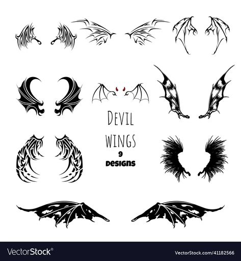 Demon Wings Tattoo, Devil Wings Tattoo, Angel Devil Tattoo, Angel Y Diablo, Wing Tattoos On Back, Alas Tattoo, Devil Wings, Backpiece Tattoo, Upper Back Tattoos