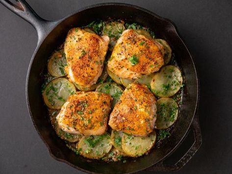 Dinners For Families, Ina Garten Chicken, Potatoes And Chicken, Barefoot Contessa Recipes, Roasted Chicken And Potatoes, Chicken And Potatoes, Ina Garten Recipes, Buttermilk Chicken, Easy Meal Ideas