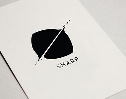 Sharp Logo, Cooking Knives, Graphic Logo, New Logo, 로고 디자인, Behance Portfolio, Working On Myself, New Work, Work On