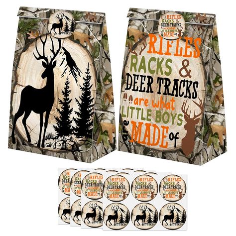 Deer Hunting Party Favors, Hunting Party Favors, Hunting Birthday Party Favors, Hunting Themed Birthday Party, Hunting Camo Party, Hunting Party Decorations, Deer Hunting Party, Hunting Baby Shower Theme, Deer Hunting Birthday