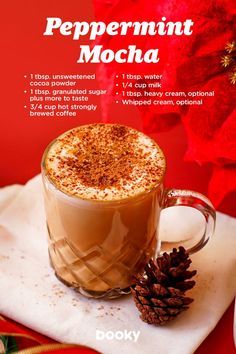 Hot Mocha Coffee Recipe, Hot Mocha Coffee, Mocha Coffee Recipe, Gourmet Hot Chocolate, Tea Latte Recipe, Tea Drink Recipes, Spiced Drinks, Homemade Cookbook, Drink Recipes Nonalcoholic