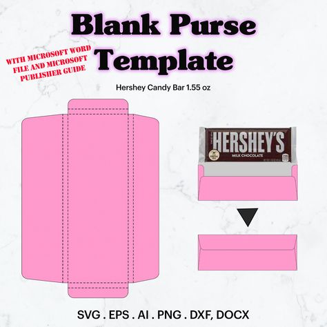 Chocolate Box Template, Hershey Candy Bars, Chocolate Packaging Design, Tablet Phone, Chocolate Packaging, Word File, Envelope Template, Box Template, Chocolate Box