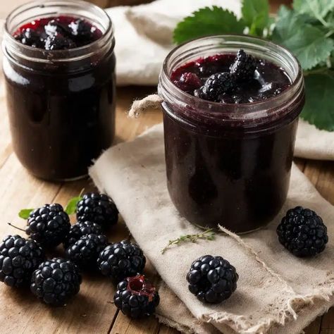 Old Fashioned Blackberry Elderberry Jam Recipe Elderberry Jam Recipe, Elderberry Growing, Blackberry Jam Recipes, Elderberry Recipes, Blackberry Recipes, Foraging Recipes, Blackberry Jam, Jam Recipe, All Fruits