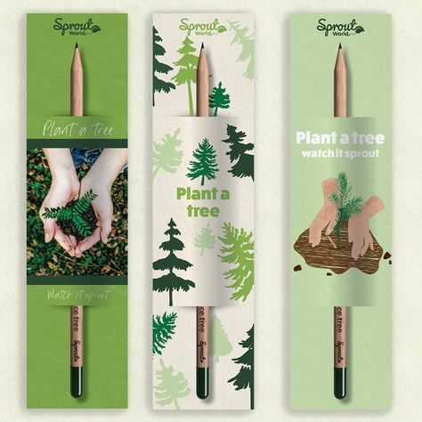 Our forests are essential to combating climate change and preventing biodiversity loss. Companies around the world are playing their part by supporting initiatives to conserve and restore degraded forests.🌲🌳🌲 Does your company have a tree-planting initiative to promote? If so, SproutWorld’s plantable spruce pencils are a simple, visual and memorable way to communicate your message. See our single card sleeve designs for inspiration. 🌳🌱💚 Paper Zine, Seed Pencil, Biodiversity Loss, Plant A Tree, Certificate Design, Seed Paper, Card Sleeve, Ways To Communicate, Planting Seeds