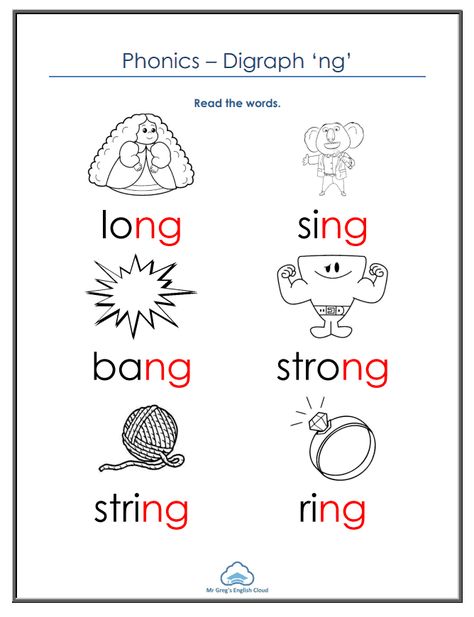 Ng Words Worksheets, Ie Phonics Worksheets, Ng Phonics Worksheet, Oo Words Phonics Worksheets, Ie Sound Phonics Worksheets, Oi Words Phonics Worksheet, Digraphs Worksheets, 3 Letter Words, Blends Worksheets