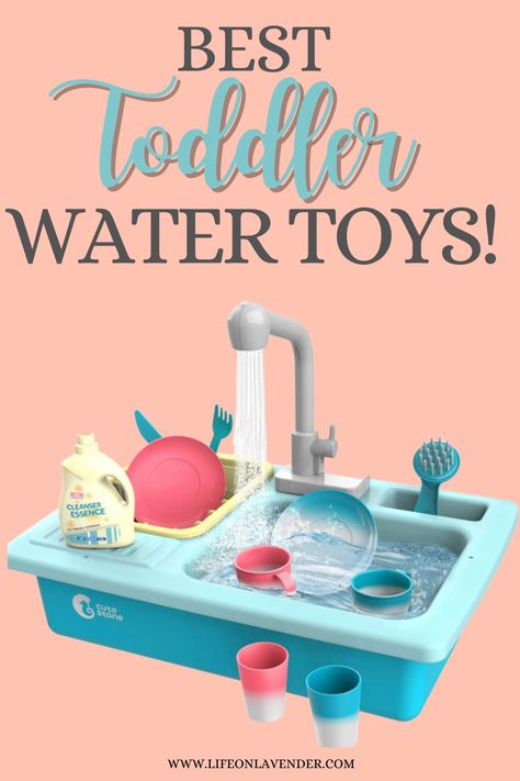 Summertime is the perfect time to stock up on water toys for toddlers! These are the best options to keep your little one cool and entertained all season long. Toddler Water Table, Outside Activities For Kids, Water Play Toys, Tub Toys, Toddler Outdoor, English Activities For Kids, Water Tables, Quiet Activities, Toys For Toddlers