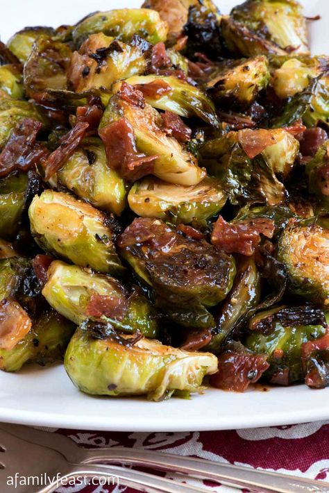 Brussels Sprouts with Sweet Chili Sauce and Capicola - A fantastic salty, smoky, sweet and spicy appetizer! Sweet Chili Sauce Recipe, Sprouts Recipes, Vegan Journey, Chili Sauce Recipe, Vegetable Appetizers, Thai Chili Sauce, Thanksgiving 2022, Side Items, Spicy Appetizers