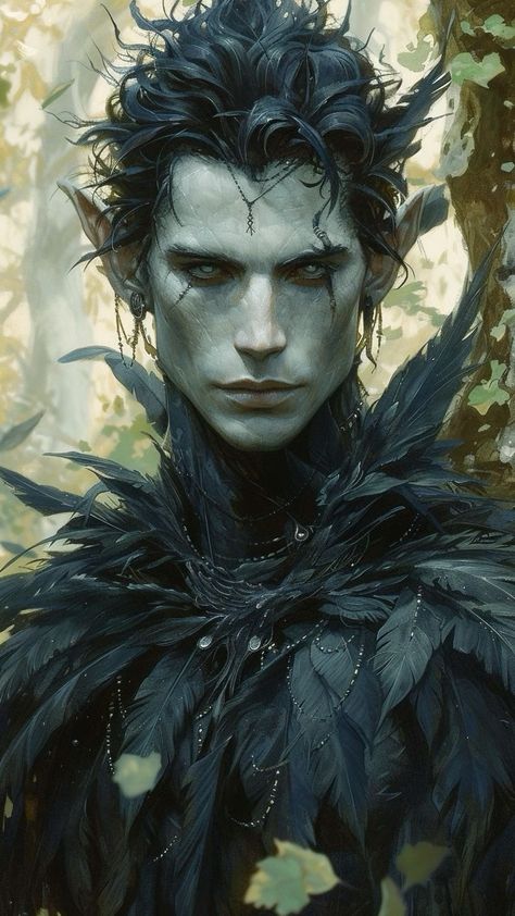 Fae Ball Aesthetic, Fae Concept Art, Fae Male Character Inspiration, Fantasy People Art, Hot Alien Male Art, Ensnared Fan Art, Fae Character Art, Fae Character Design Male, Male Faerie Art