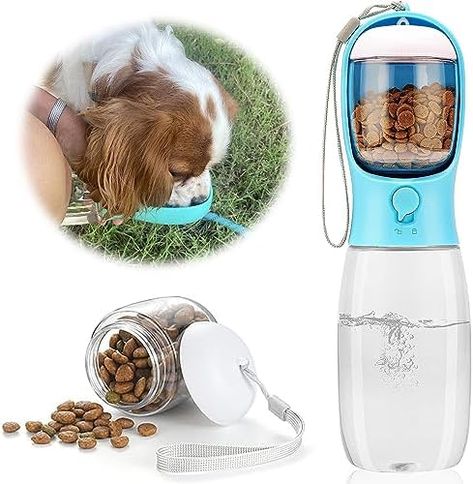 Avelora water bottle can hold max 19 ounces (550 ml) of water and 100 g food. It not only ensures dog drinking water easily but also cat, rabbit or other small pet to drinking water easily. You can put this bottle into your pocket, backpack or hanging on your hand with sling rope. Hydration Station, Pet Water Bottle, Cat Rabbit, Dog Water Bottle, Camping Lovers, Small Pet, Dogs Puppy, Pet Bottle, Key Design