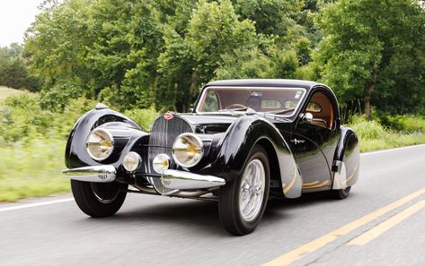 Classic Bugatti, Old Bugatti, 1950 Cars, Vintage Bugatti Cars, Bugatti Vintage, Bugatti New Model, Bugatti Atlantic Type 57, Range Rover Car, Bugatti Eb110