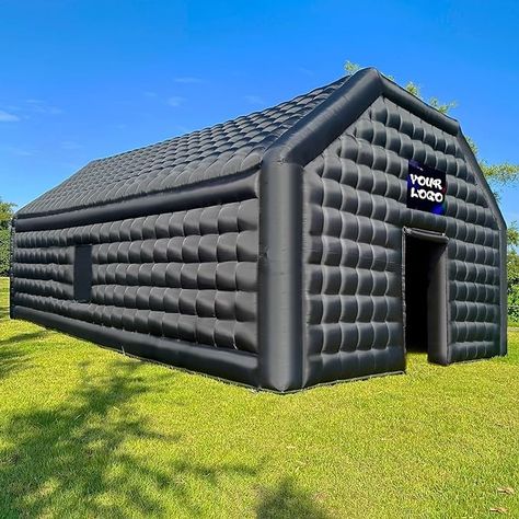 Amazon.com : WARSUN Large Black Inflatable Night Club 30x20x13Ft Inflatable Party Tent with Logo Area Disco Tent Cube Gazebo Event House for Wedding Birthday Raves Dance Floor Yard Party Business : Patio, Lawn & Garden Inflatable Nightclub, Photo Booth Company, Inflatable Tent, Cheap Fence, Yard Party, Christmas Festival, Nightclub Party, Giant Inflatable, Party Tent