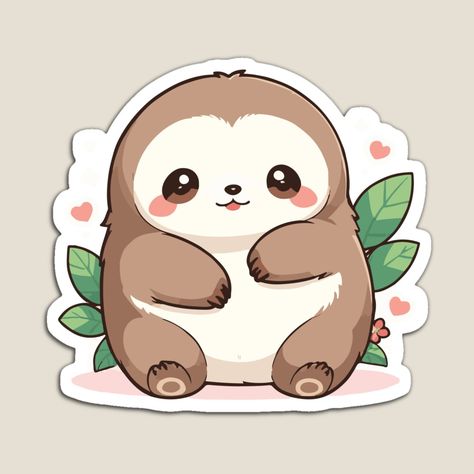 Get my art printed on awesome products. Support me at Redbubble #RBandME: https://www.redbubble.com/i/magnet/Sweet-Sloth-Dreams-by-Atlantico54/158977698.TBCTK?asc=u Doodles Drawings, Cute Doodles Drawings, Sign Language, Aesthetic Stickers, Sticker Collection, Doodle Drawings, Cute Doodles, Printable Stickers, Sloth