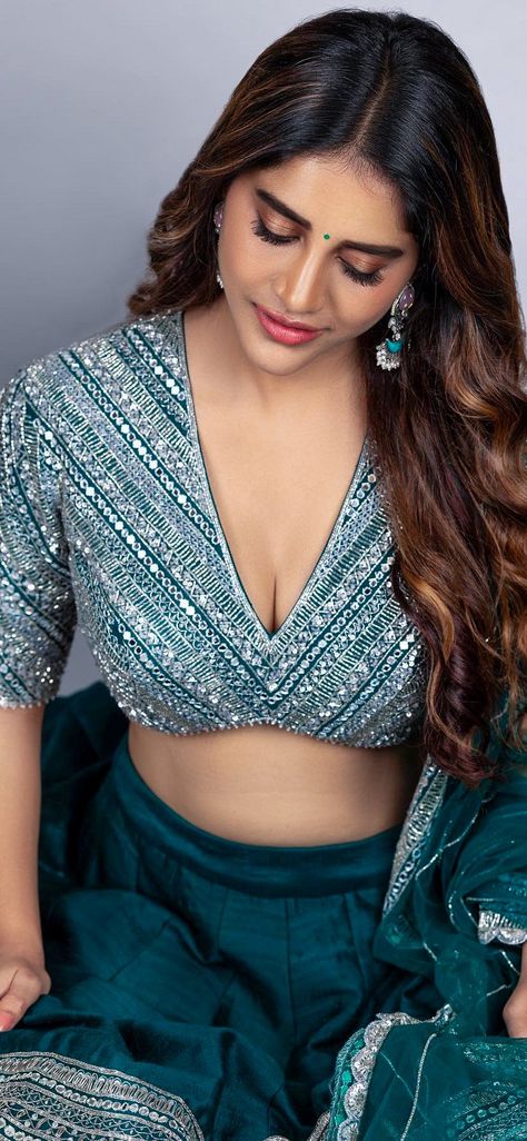 Nabha Natesh, Samantha Photos, Indian Gowns, Actresses, Crop Tops, Women's Top