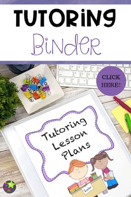 4th Grade Frenzy: A Plan For Successful Tutoring Tutoring Binder, Business Binders, Organization Binder, Binder Ideas, Tutoring Business, Virtual Teaching, Reading Tutoring, Binder Cover, Teaching Skills