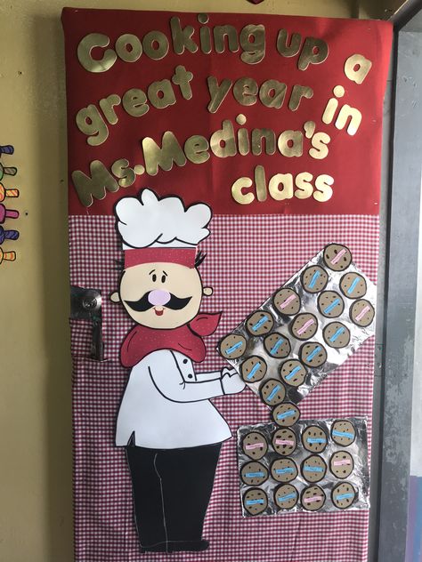 Food Theme Decorations, Food Stall Decoration Ideas For School, Class Poster Ideas, Cafeteria Decorations, School Cafeteria Decorations, Cafeteria Bulletin Boards, Toddler Bulletin Boards, Pta Membership, Soft Board Decoration