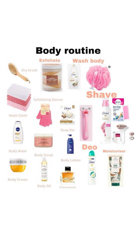 Body care routine Body Care Routine Steps List, Body Care Steps, Greek Lifestyle, Body Routine, Hygiene Tips, Shaving Tips, Body Weight Leg Workout, Body Hygiene, Basic Skin Care Routine