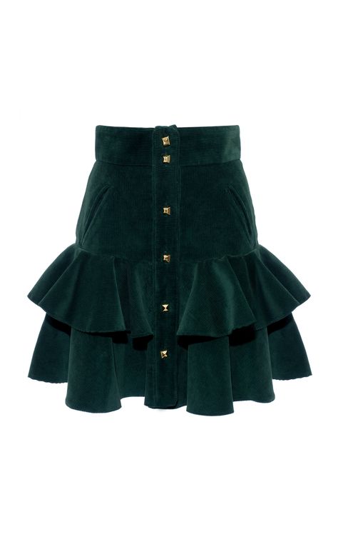 Green Sequin Skirt, Formal Skirts, Sequin Skirts, Skirts Green, Rok Mini, Ruffle Mini Skirt, Line Skirt, Cute Skirts, Green Skirt