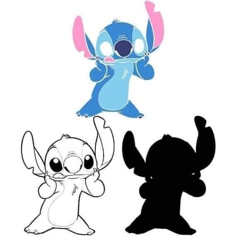 Stitch Disney Svg, Disney Stencils, Free Cricut Images, Disney Svg Free, Disney Cricut, Stitch Svg, Disney Clipart, Disney Silhouette, Disney Silhouettes