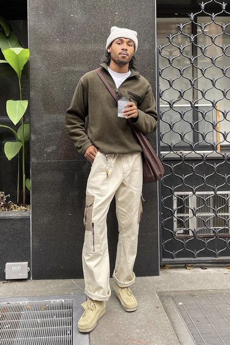 Black Cortez Outfit Men, Men’s Clark’s Outfit, Copenhagen Mens Fashion, Men’s Cropped Pants Outfit, Cute And Cozy Fits, Mens Copenhagen Style, Mens Fashion Scandinavian, Thanksgiving Fits Men, Thrifted Mens Fashion