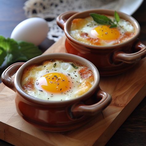 Baked Egg in Ramekin Recipe Recipe | Recipes.net Chocolate Decadence Cake Recipe, Passion Fruit Flan Recipe, Bow Tie Pasta With Spinach, Fruit Flan Recipe, Ramekin Recipes, Ramekin Recipe, Muffin Cups Recipes, Fudge Cake Recipe, Pasta With Spinach