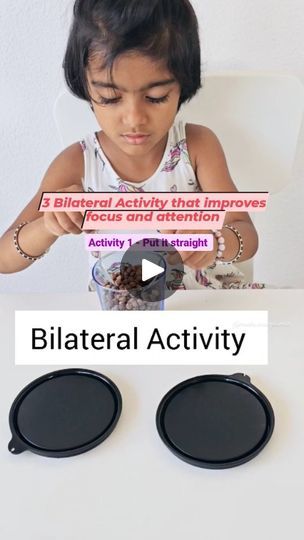 158K views · 4.1K reactions | Bilateral Activity #savethis  👉 This simple no preparation bilateral coordination activity with black channa improves focus & attention  ✅Activity 1 - Put it straight  ✅Activity 2-  Put it front and back  ✅Activity 3 - Put it across  Follow @preethi_manojkumar for more activities  #bilateralplay#bilateralbrain#blackchanna#activitywithblackchanna#noprepactivities#neurobilateral#happytime#hapoplaytime#nopreparationbilateral#simpleactivity #gotrend#instareels #viralmusic | Logapreethi | Kids Activities | musicaltunnel · Original audio Focus And Attention Activities For Kids, Bilateral Activities For Kids, Bilateral Coordination Activities Kids, Attention Activities For Kids, Bilateral Coordination Activities, English Poems For Kids, English Poems, Coordination Activities, Bilateral Coordination