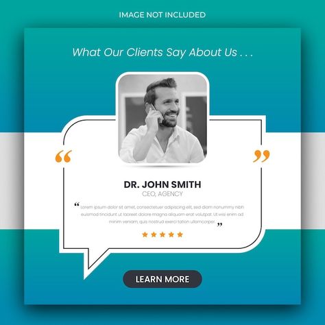 Testimonial Social Media Post, Testimonial Graphic, Testimonials Layout, Social Media Design Ideas, Testimonial Ads, Webinar Design, Education Banner, Fashion Poster Design, Self Branding