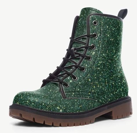 Prom Boots, Glitter Combat Boots, Sparkle Crafts, Boots Y2k, Sparkly Boots, Y2k Boots, Leather Combat Boots, Glitter Boots, Glitter Print