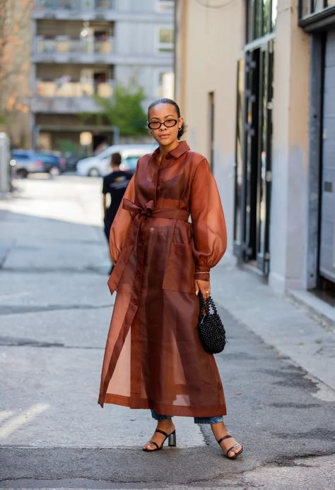 How to Wear Puff Sleeve Dresses, Tops, Jackets, and Coats | POPSUGAR Fashion Copenhagen Fashion Week Street Style, Spring Layering, September Fashion, Vogue British, Copenhagen Street Style, Leg Of Mutton Sleeve, Copenhagen Fashion, Copenhagen Style, Copenhagen Fashion Week