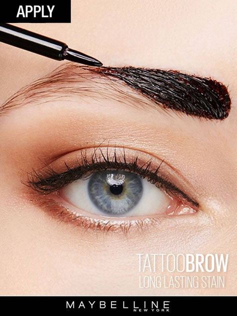 Eyebrow For Round Face, Maybelline Eyebrow, Tattoo Peeling, Eyebrow Before And After, Permanent Makeup Eyeliner, Semi Permanent Eyebrows, Maybelline Tattoo, Brow Tattoo, How To Grow Eyebrows