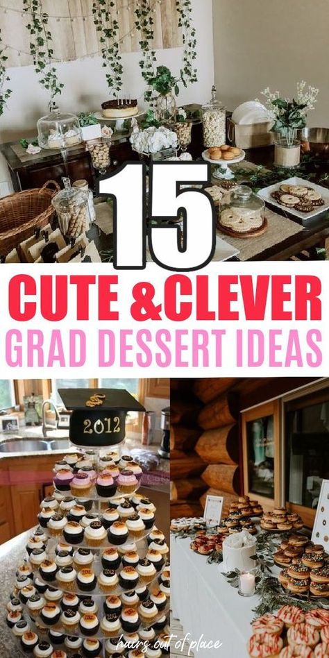 The tastiest and easiest dessert table ideas for graduation that will wow the crowd. Celebrating will be a sweet success with these fun treats and awesome party inspo! Grad Party Cookie Table, Graduation Cookie Table, Grad Party Desserts Ideas, Graduation Party Ideas Desserts, Sweet Success Graduation, Graduation Desert Bar, Graduation Cheesecake Ideas, Desert Bar Graduation Party, Graduation Tables Ideas