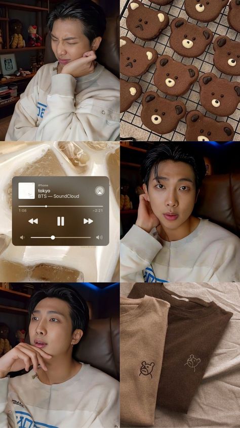 rm bts Kim Namjoon brown aesthetic wallpapers Namjoon Brown Aesthetic, Bts Soundcloud, Rm Aesthetic, Namjoon Aesthetic, Namjoon Wallpaper, Beauty Iphone Wallpaper, Bts Aesthetic Wallpaper For Phone, Bts Kim, Rm Bts