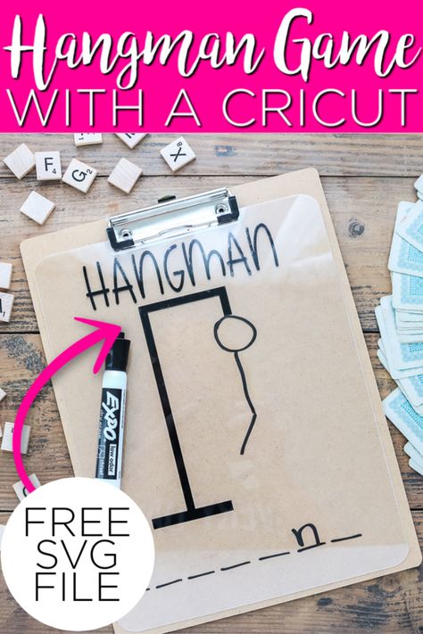 Paper Games For Kids, Hangman Game, Tic Tac Toe Board, Cricut Supplies, Paper Games, Tic Tac Toe Game, The Game Is Over, Diy Games, Cricut Free