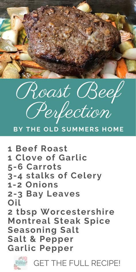 Cooking Roast In Oven, Roast Beef Recipes Oven, Easy Roast Beef Recipe, Easy Roast Beef, Best Roast Beef Recipe, Oven Roast Beef, Roast Beef Recipe, Best Roast Beef, Easy Roast