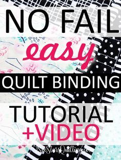 How to bind your quilt - A no fail easy approach to quilt binding Easy Quilt Binding, Machine Binding A Quilt, Quilting Easy, Quilt Binding Tutorial, Sewing Binding, I See Stars, Binding Tutorial, Easy Quilt, Modern Quilting