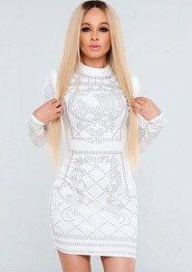 Mariah Lynn, Love And Hip Hop, Winter Style, For Love, Autumn Winter Fashion, Winter Fashion, High Neck Dress, Hip Hop, Fall Winter