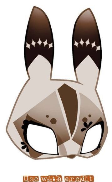 Drawing Accessories Ideas, Gacha Accessories Idea, Gacha Accessories, Gacha Props, Mask Drawing, Animal Mask, Drawing Accessories, Props Art, Paper Mask