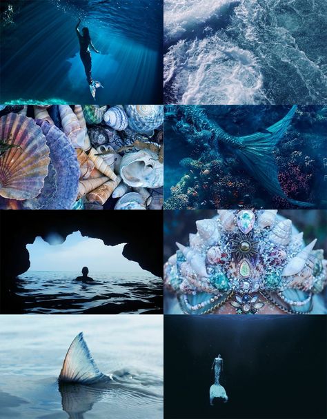 Color inspiration - Mermaid Aesthetic Pisces Mermaid, Ravenclaw Aesthetic, Mermaid Aesthetic, Mermaid Dreams, Mermaids And Mermen, Magic Aesthetic, Mermaid Life, Sea Witch, Disney Aesthetic