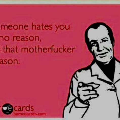 If someone hates you for no reason, give that motherfucker a reason! Being Hated For No Reason, Hating People, Makeup Steps, Eye Makeup Steps, Makeup Step By Step, Ecards, Eye Makeup, Memes, Makeup