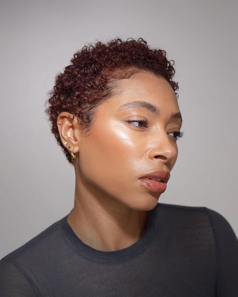 Chestnut Brown 4c Hair, Big Chop Hairstyles 4c Hair Color, Short Afro Coloured Hair, 4c Natural Hair Dyed Brown Short, Chocolate Brown Hair Color Short, Copper Brown 4c Natural Hair, Auburn Twa Natural Hair, Tinted Hair, Natural Hair Pixie Cut