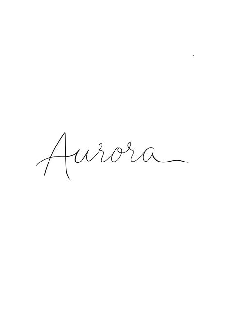 Aurora Name Tattoo, Aurora Tattoo Name, Aurora Tattoo Ideas, Aurora Name, Aurora Tattoo, Mom Tattoo Designs, Cute Tiny Tattoos, Foto Baby