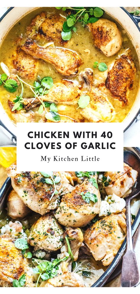 Chicken And 40 Cloves Of Garlic, 40 Garlic Chicken Recipes, Garlic Confit Chicken, 40 Clove Chicken, 20 Clove Garlic Chicken, 40 Garlic Chicken, 50 Clove Garlic Chicken, 30 Clove Garlic Chicken, Chicken With 40 Cloves Of Garlic