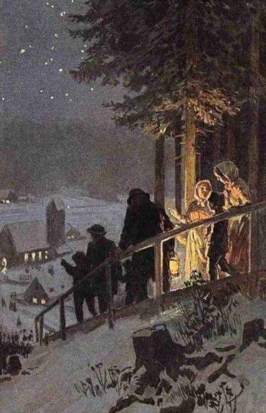 Hansel And Gretel, Dark Christmas, Winter Painting, Night Painting, Christmas Scenes, Victorian Christmas, Winter Pictures, The Opera, Winter Art