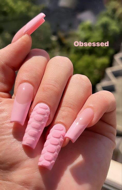 Plain Long Square Nails, Nail Inspo Long Square Pink, Square Pink Nails Long, Light Pink Nails Long Square, Light Pink Nails Tapered Square, Acrylic Toe Nails, Minimal Nails, Casual Nails, Diy Nail Designs