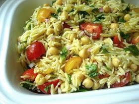 Stacey Snacks: Giada's Easy Summer Orzo Salad Giada Pasta Salad, Giada Pasta, Summer Orzo Salad, Orzo Recipes Side, Summer Orzo, Orzo Salat, Orzo Pasta Salad Recipe, Giada De Laurentiis Recipes, Giada Recipes