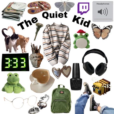 Quiet Kid Aesthetic, Teenage Vibes, Layla Core, Aesthetic Starter Pack, Olivia Outfits, Quiet Kid, Kid Aesthetic, Nerdy Outfits, Quiet Girl