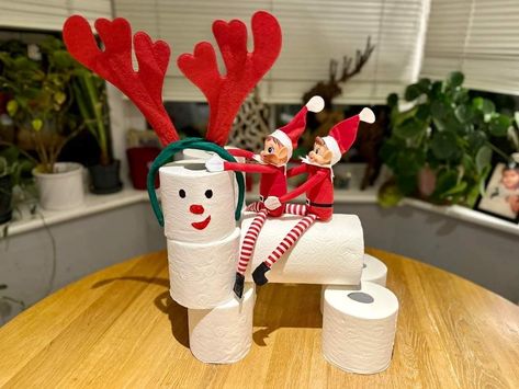 Elf On The Shelf Cheeky, Ideas For Two Elf On The Shelves, Diy Elf Arrival, Elf On The Shelf With The Grinch, Elf On The Shelf And Grinch Ideas, Elf On The Shelf Grinch Ideas, Grinch Elf On The Shelf Ideas, Elves Arrival, Elf Grinch