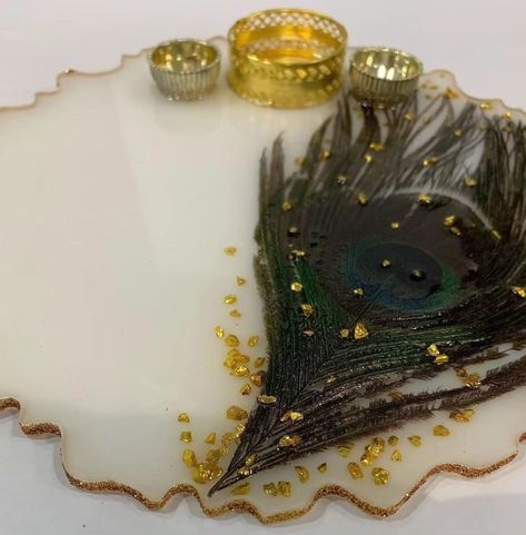 Resin Puja Plate..!!❣️ A modern unique resin POOJA PLATE to give grand look your temple area or the special corner of your home.🏚️ It also could be a gteat gift for any occasion.🎁 We can also use this Puja Plate for Rakshabhandhan and other festivals.🧿 This plate is special for this special day of brother & sister and filled with love and joy, with a gift from the heart.💫❣️ Resin Puja Plate is an ideal token of your appreciation and love.💗✨ 👉DM FOR ORDER🙌 HURRY UP GUY'S 🤗🏃 👉MADE BY : @7_sis... Heart Resin, Brother Sister, Special Day, Temple, Gifts, Quick Saves