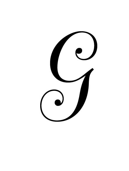 G Letter Design, Cursive G, A Font Letter Design, Grayson Hall, Cricut Free Svg Files, Simple Arm Tattoos, Kpop Shifting, Stencil Outline, Bakery Branding