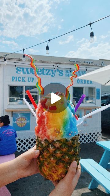 Fort Worthians101 on Instagram: "MUST-TRY OVER THE TOP SNOW CONES IN FORT WORTH FROM SWEETZY’S!   Snow cone season is here and it’s not officially summer until you’ve had one… we don’t make the rules! Find some of the best in Fort Worth at @sweetzys_fw!   ABOUT  Sweetzy’s is the cutest snow cone stand located off camp bowie. It was started by two sisters during the pandemic and quickly grew to be a go-to spot for a summer sweet treat. Enjoy your snow cone at one of the picnic tables on the patio or drive thru and eat it in the car.   THE MENU  Choose from 70+  flavors and 35+ special combinations with endless toppings from cream to tajin, gummy candy and beyond! There’s truly an endless amount of combinations you can create with their massive menu!   Our favorites are the over the top wate Snowcones Ideas, Snowcone Stand Ideas, Snow Cone Stand, Ice Truck, Company Ideas, Sno Cones, Summer Hours, Snow Cone, Picnic Tables